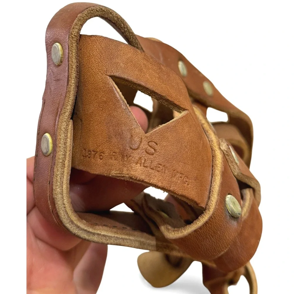 Vintage‎ US Military Leather Dog Muzzle 1976 Ray Allen Mfg